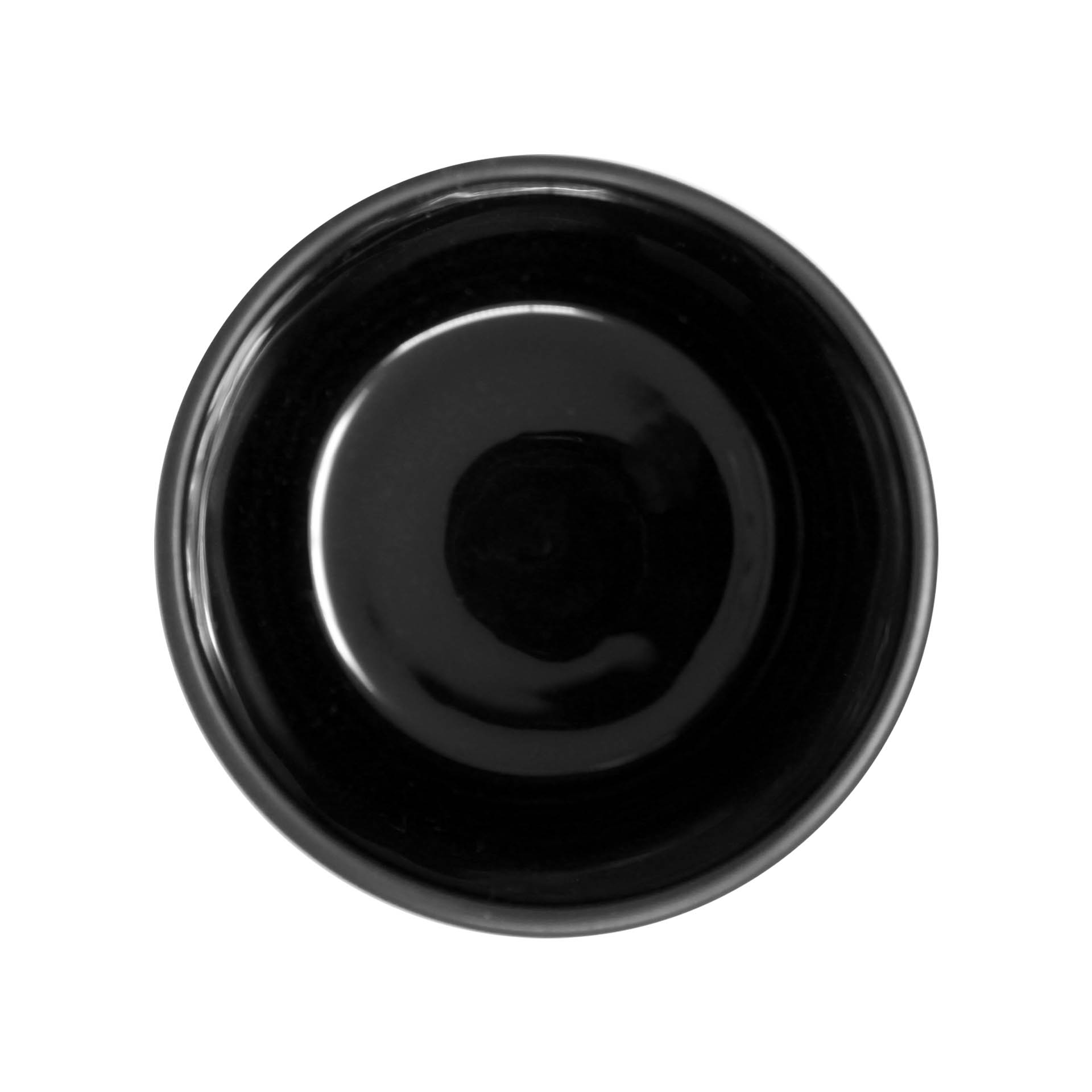 Glass Candle Jar Black Matte 300 ml