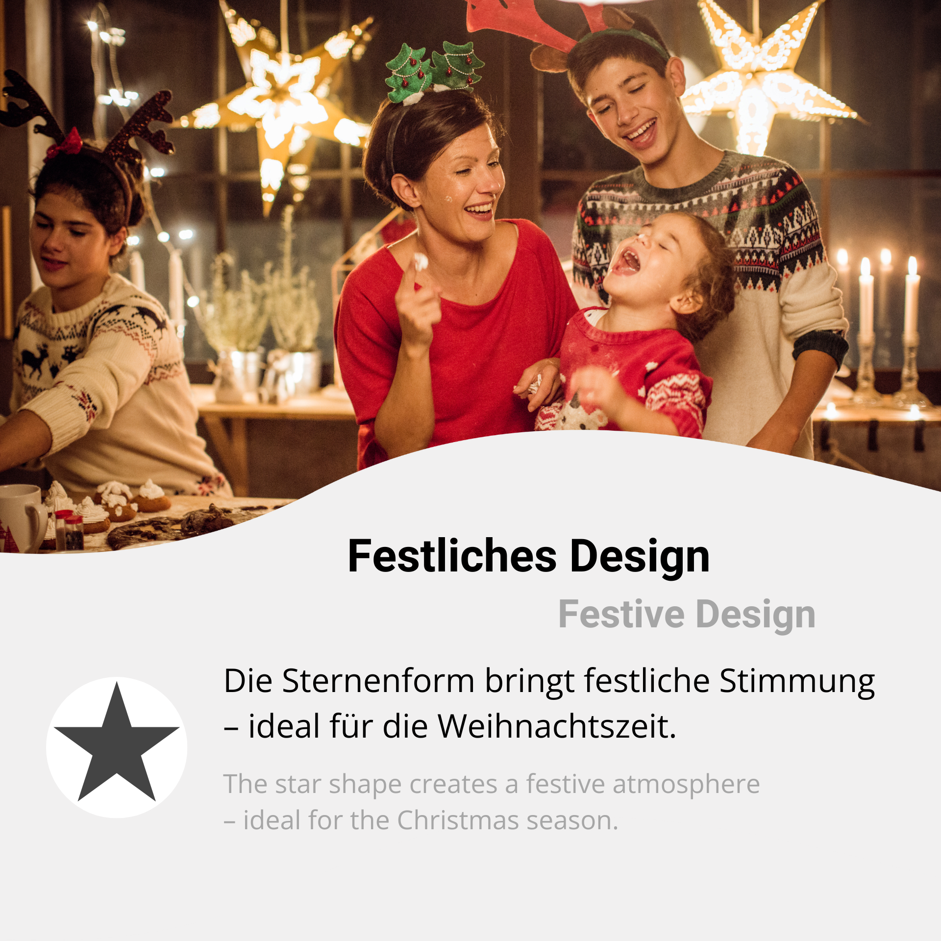 Teelichthüllen – Stern (10er Set)
