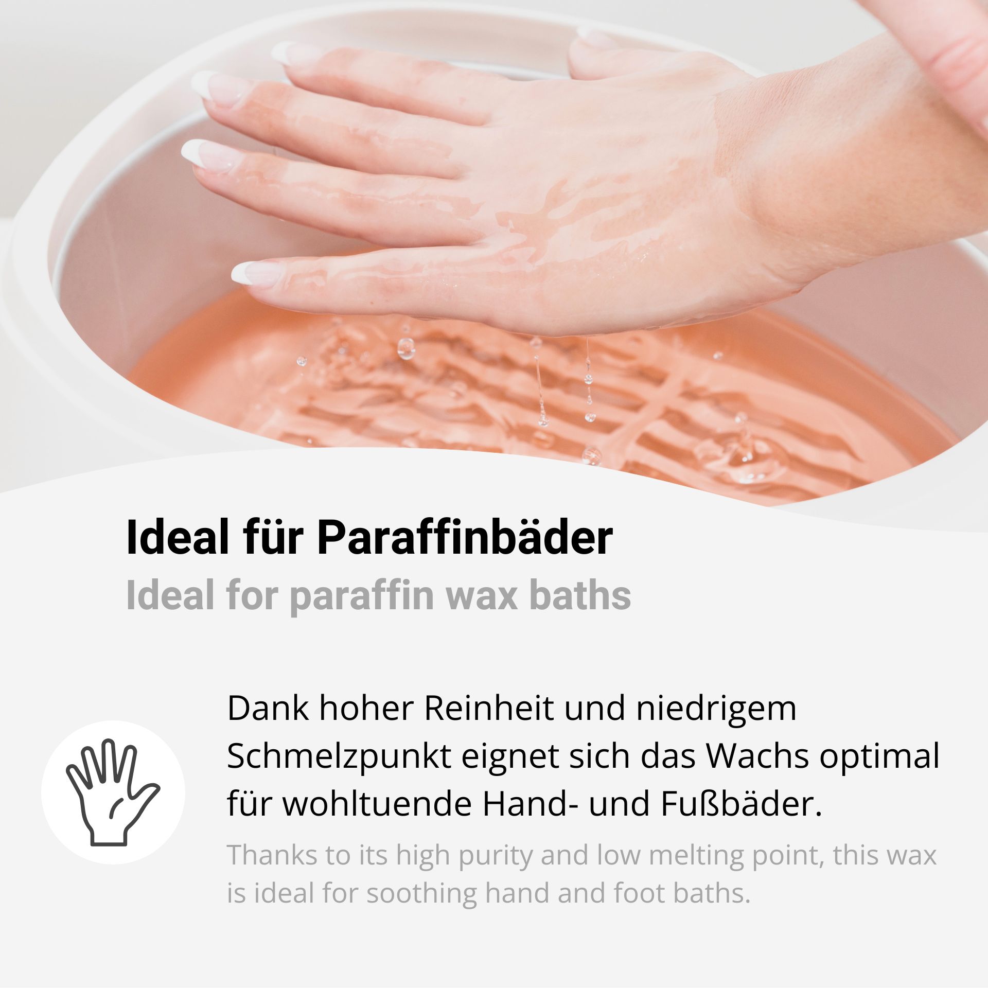 Paraffinwachs Pastillen 50–52 °C, Vollraffiniert, Made in Germany
