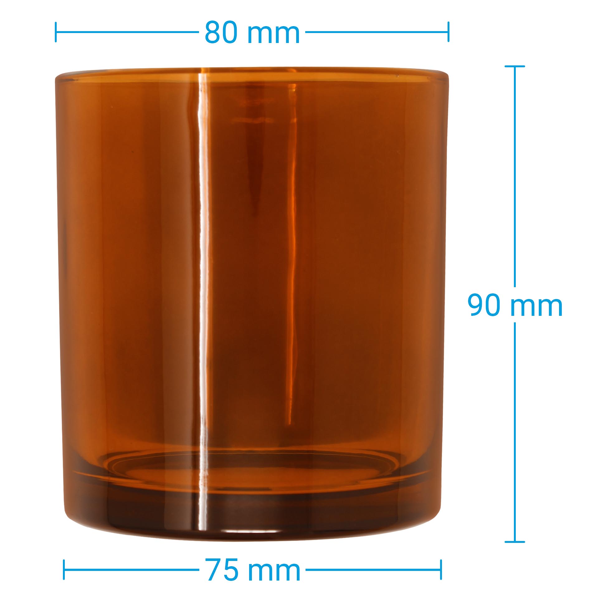 Glass Amber Glossy 300 ml