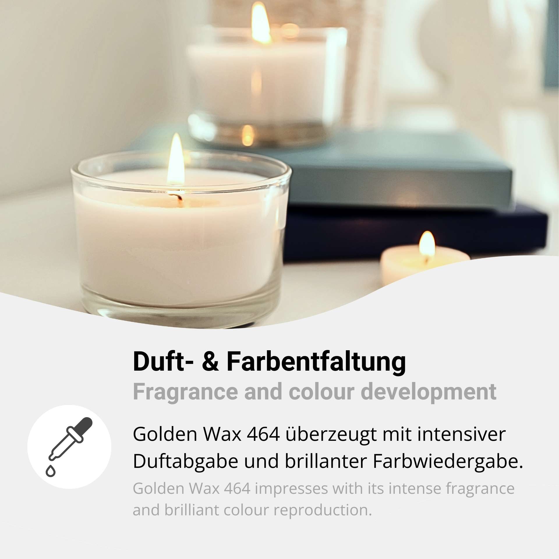 Golden Wax 464 - Premium Sojawachs Pastillen für Kerzen