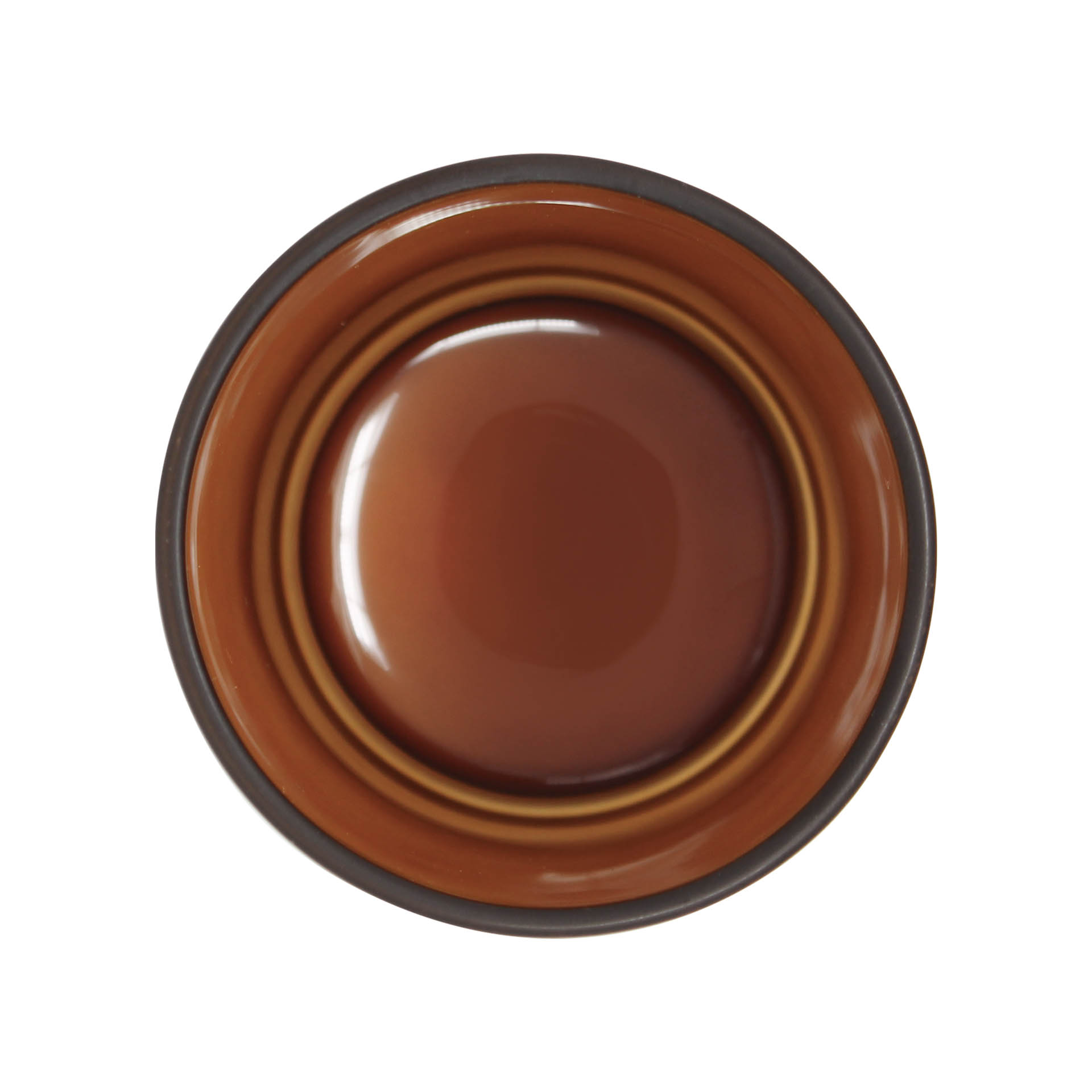 Kerzenglas amber matt 300 ml