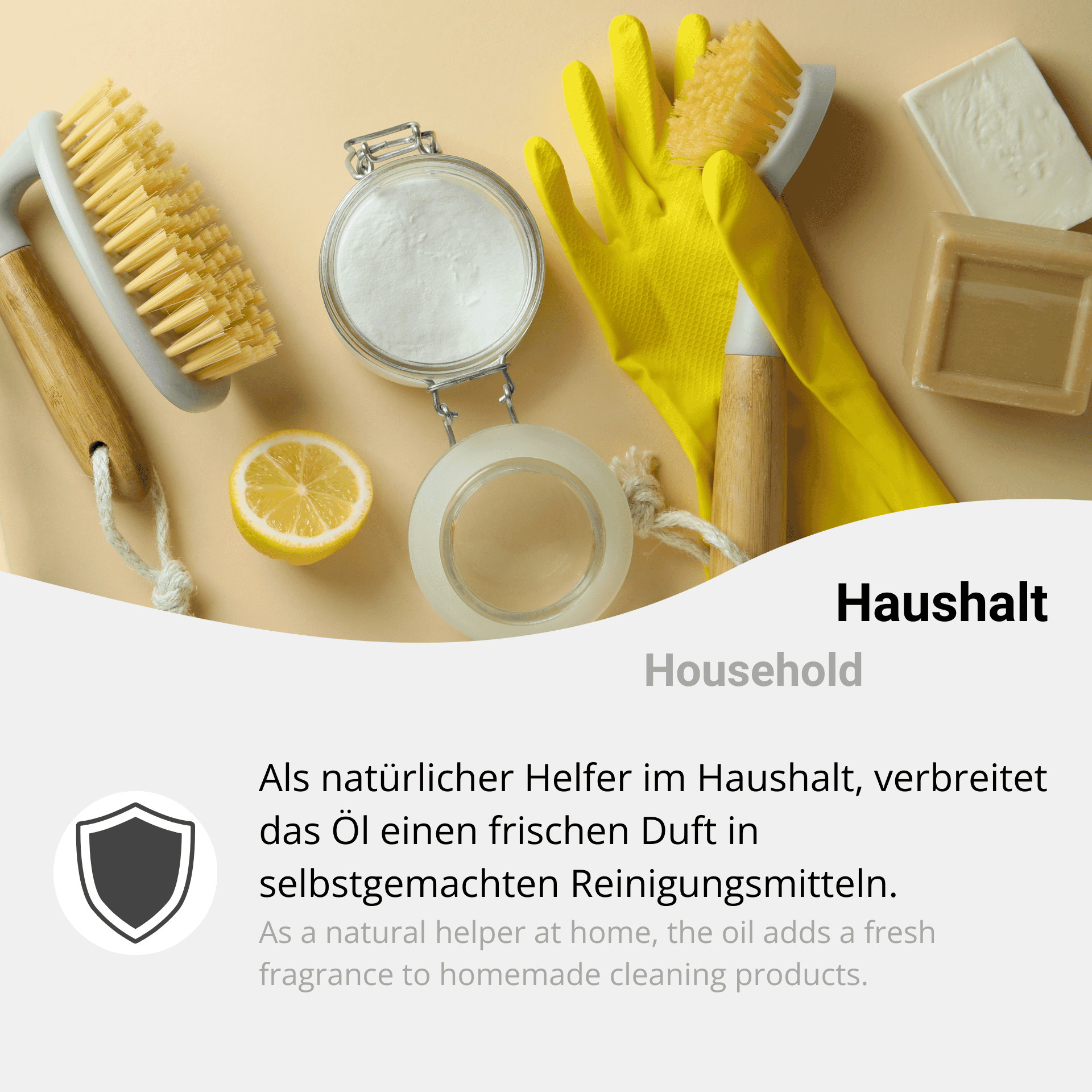 Anwendungen von Zitronenöl im Haushalt