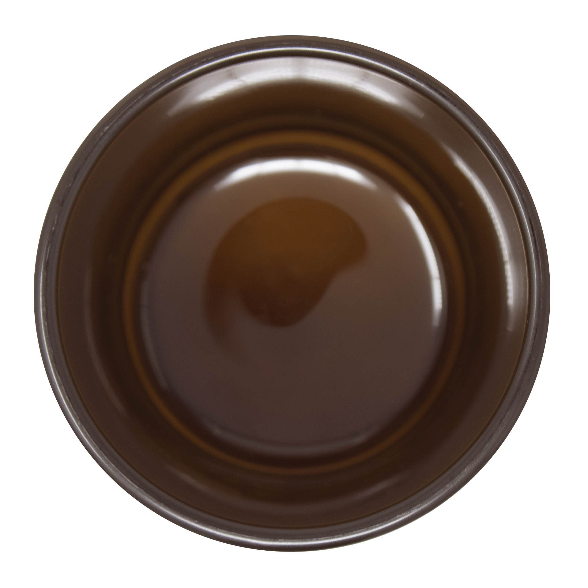 Kerzenglas amber glänzend 200 ml