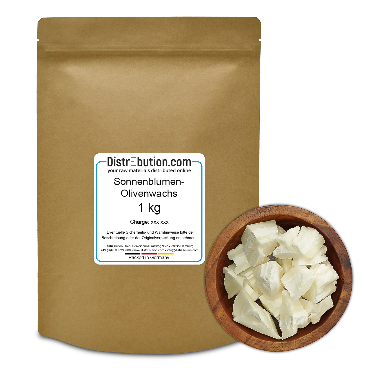 Sonnenblumen-Olivenwachs Platten NatureWax® C-3S 1kg