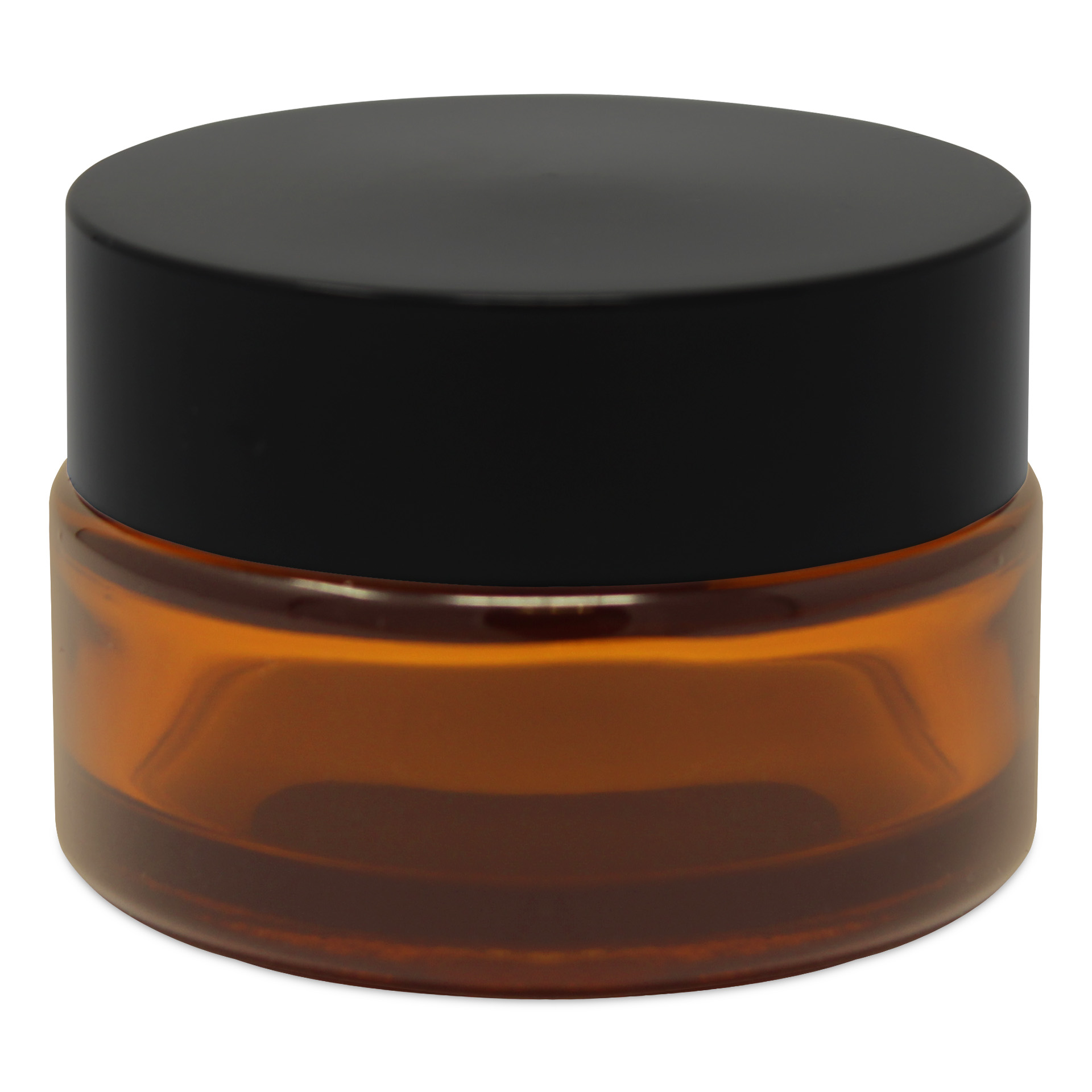 Cremetiegel mit schwarzem Deckel 20 ml