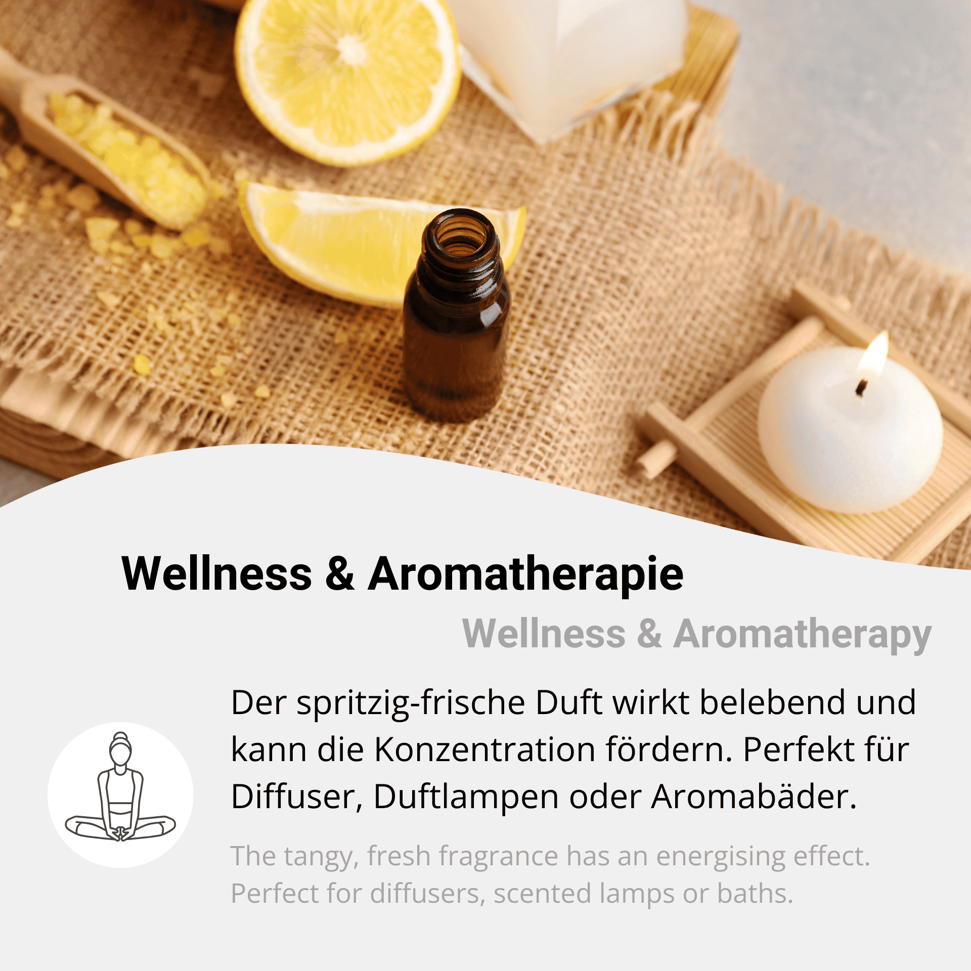 Anwendungen von Zitronenöl in Wellness und Aromatherapie