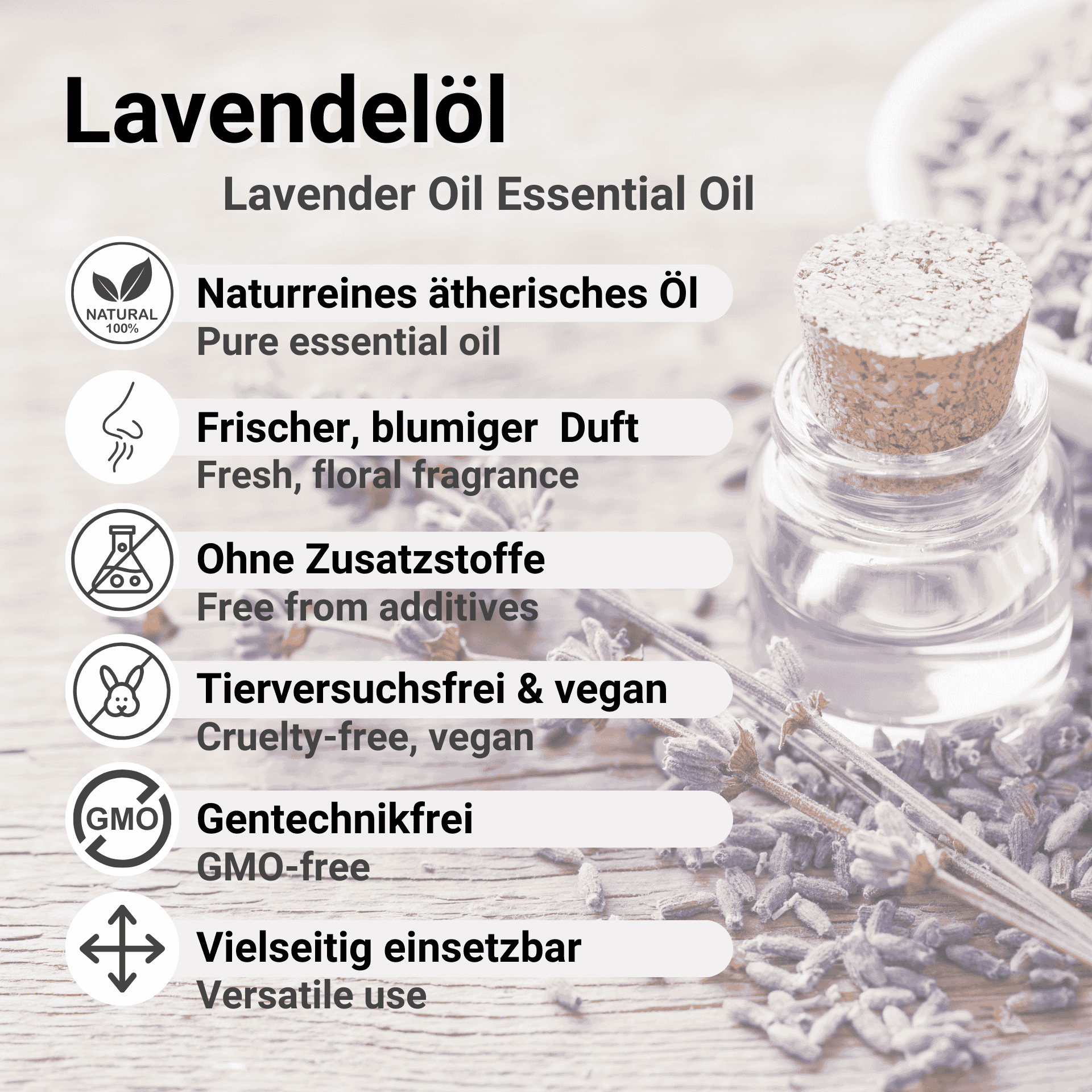 Lavendelöl Vorteile