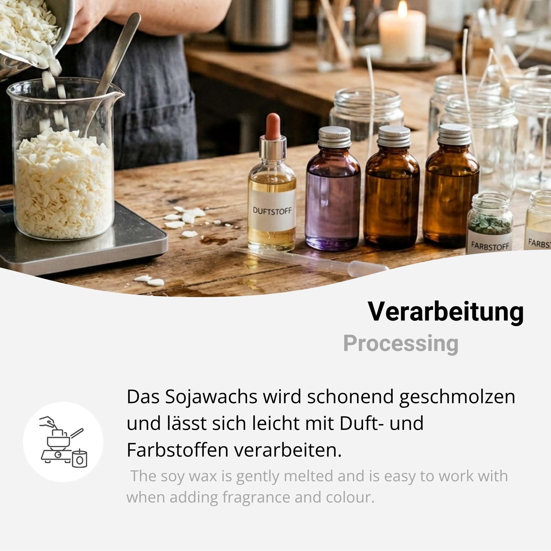 Sojawachs Flocken NatureWax® C-3