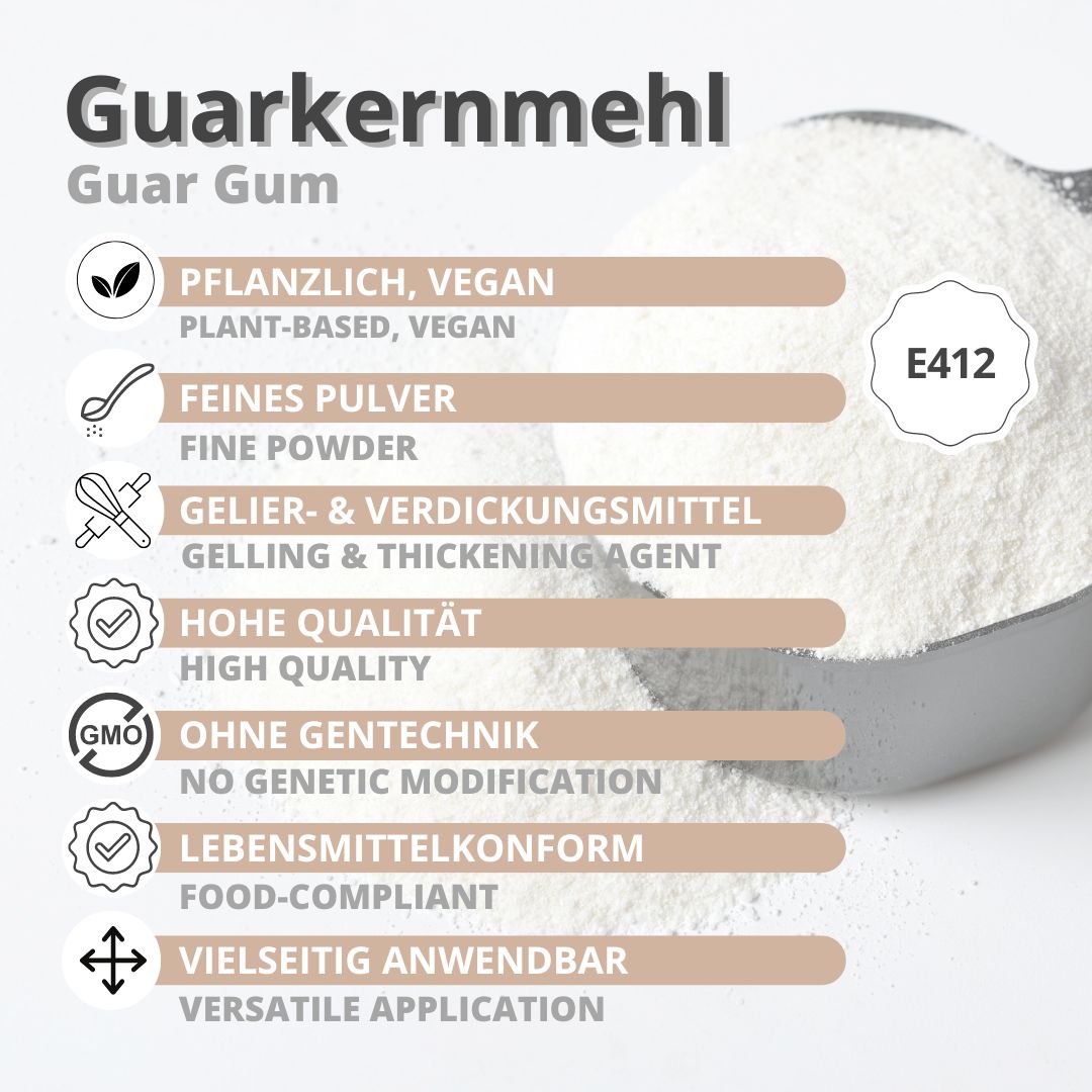 Guarkernmehl E 412 - 3.500 cps