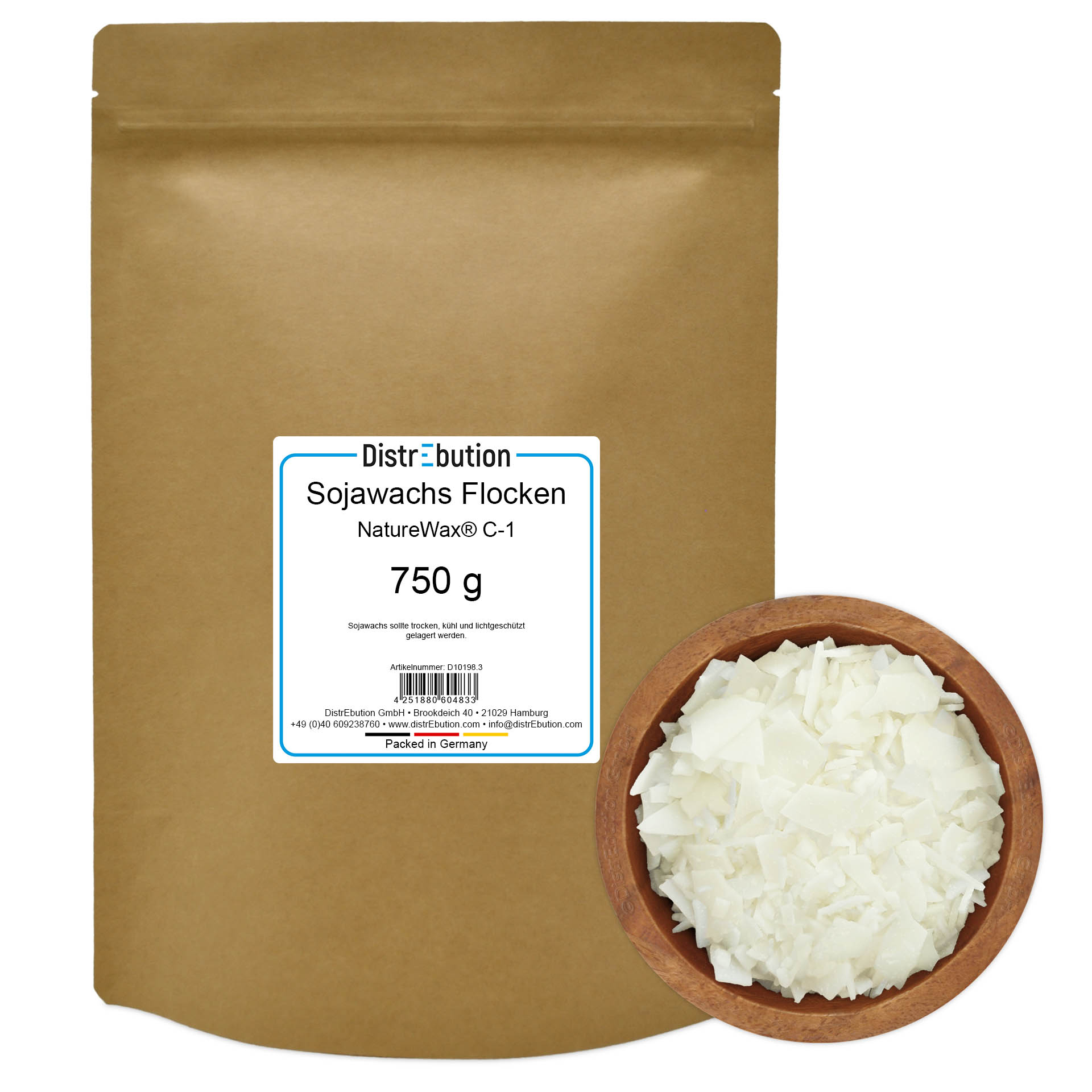 Sojawachs Flocken NatureWax® C-1 750 g