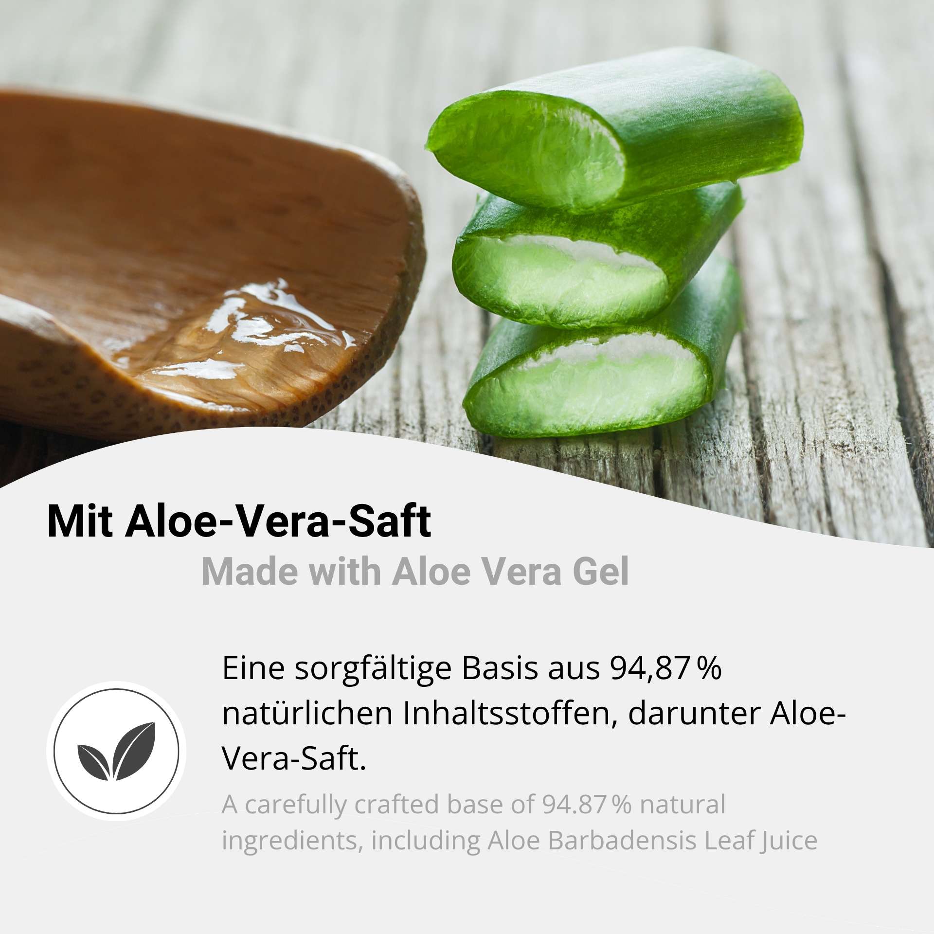 Mit natürlichen Inhaltsstoffen