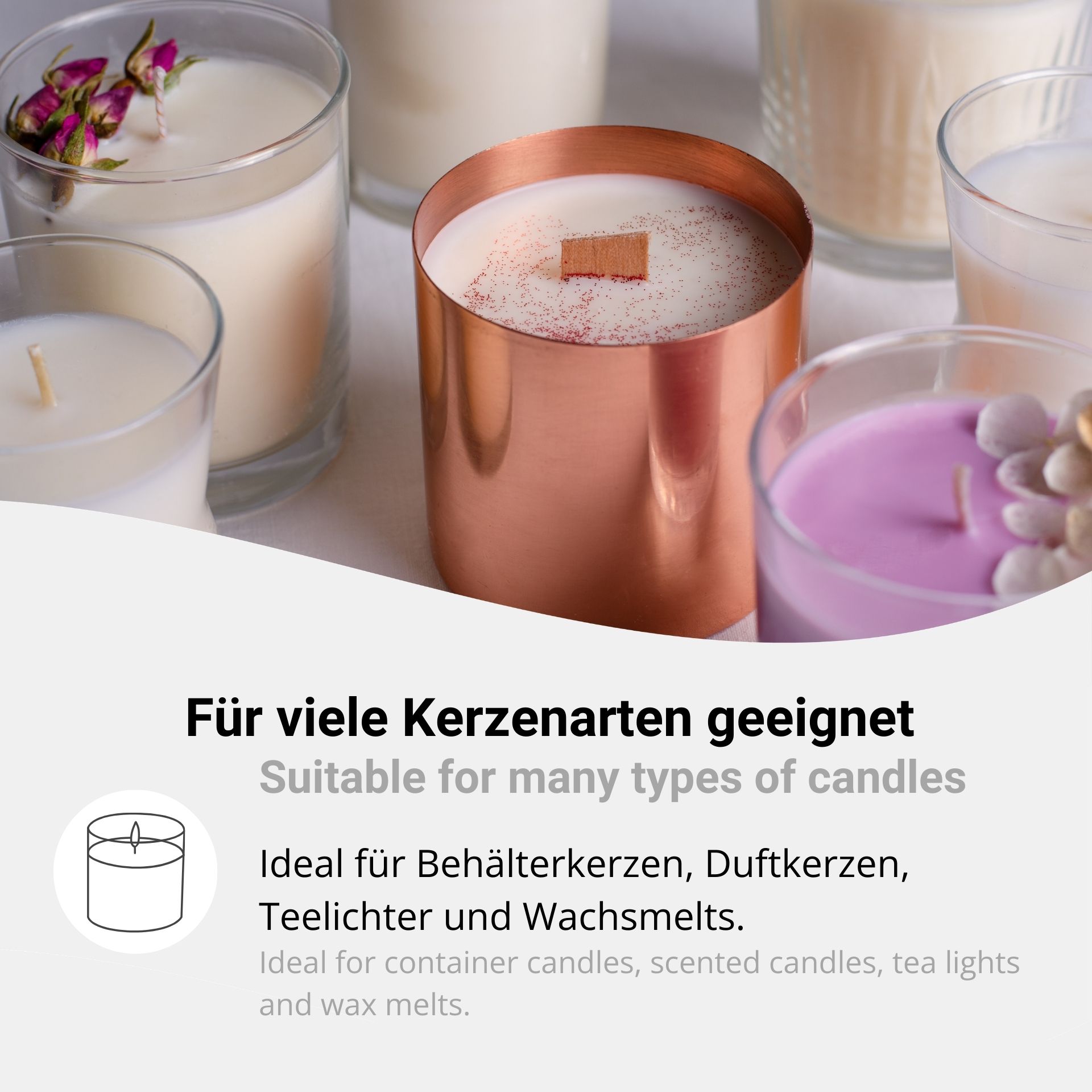 Golden Wax R45+ Rapswachs Pastillen für Kerzen