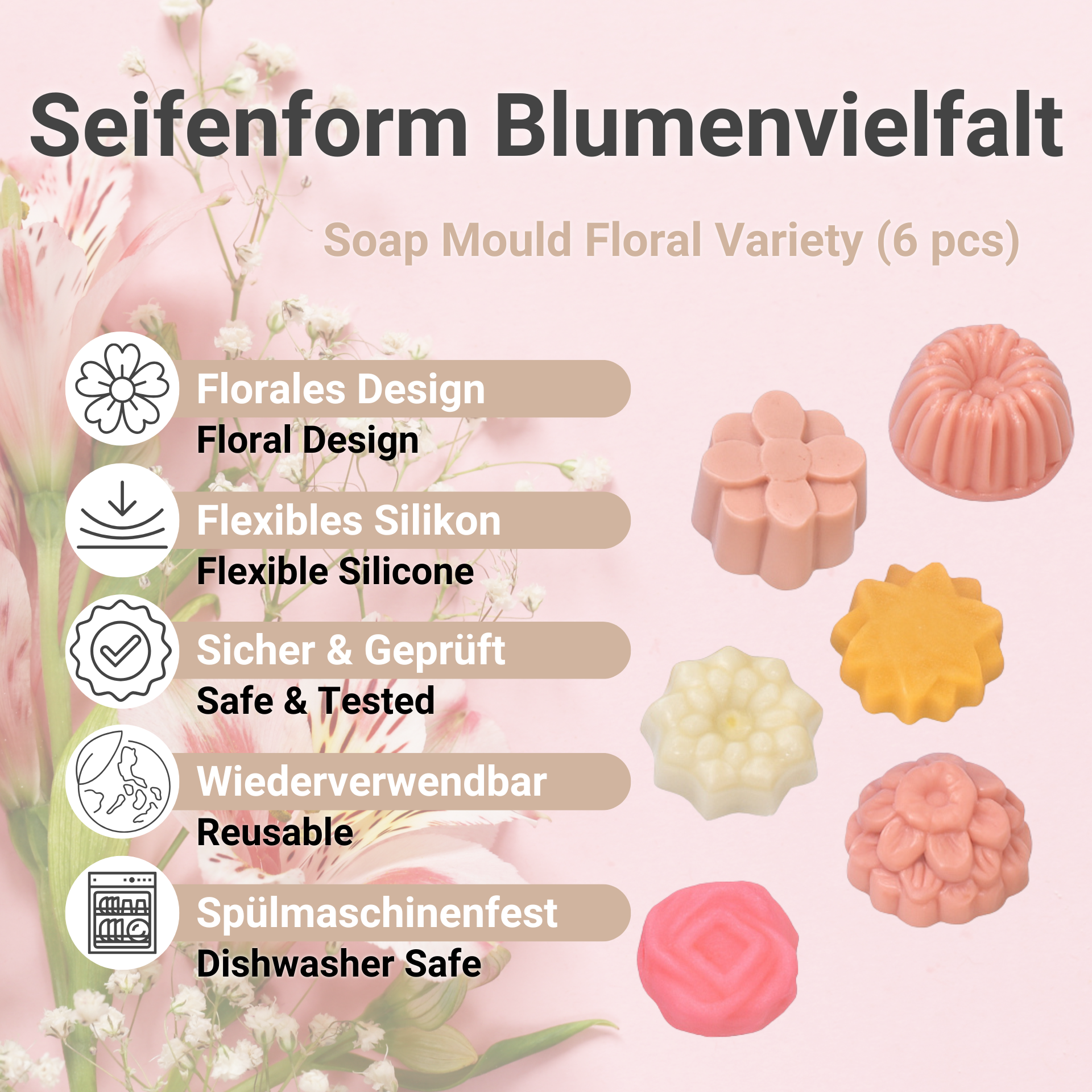 Seifenform Blumenvielfalt Vorteile