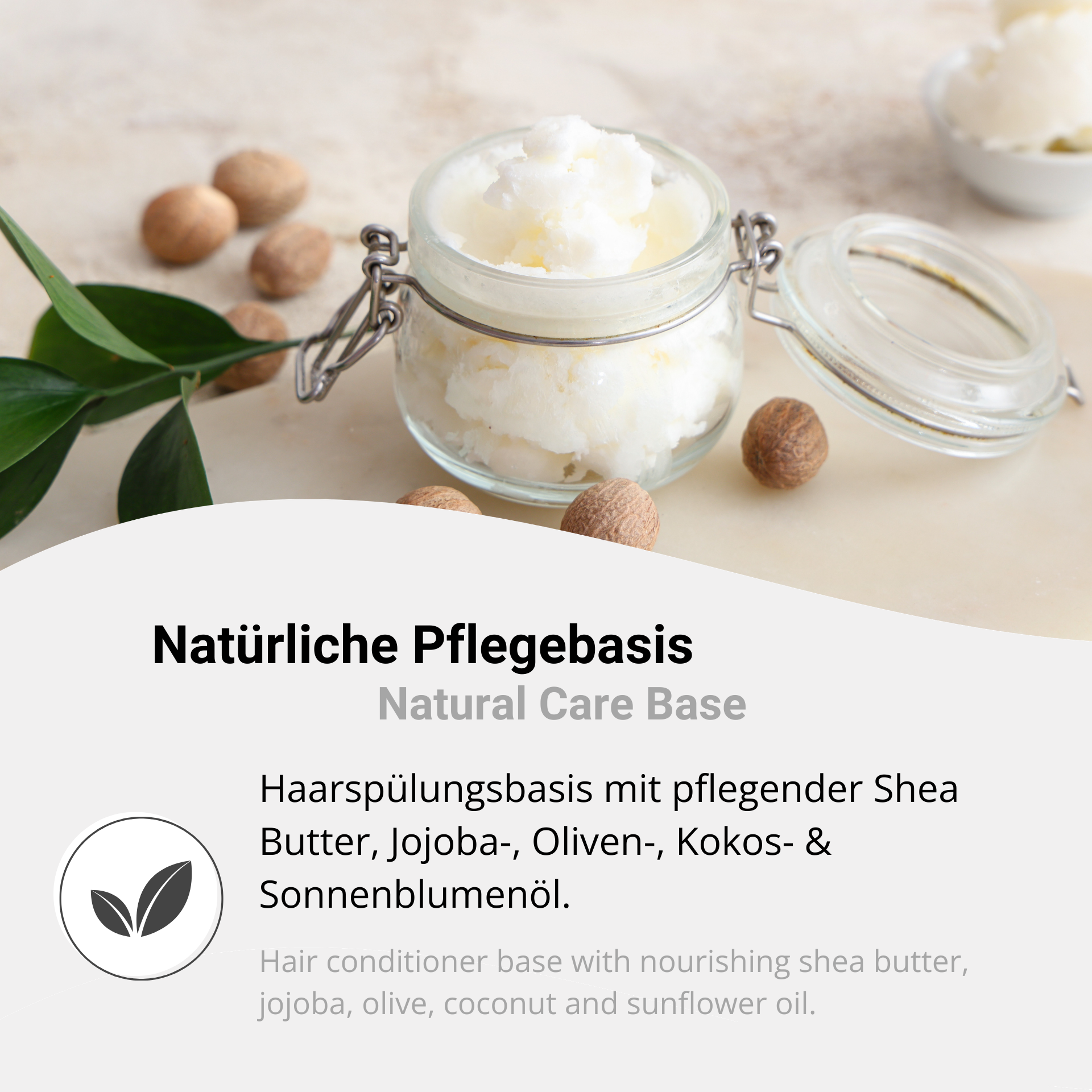 Haarspülung mit natürlichen Inhaltsstoffen