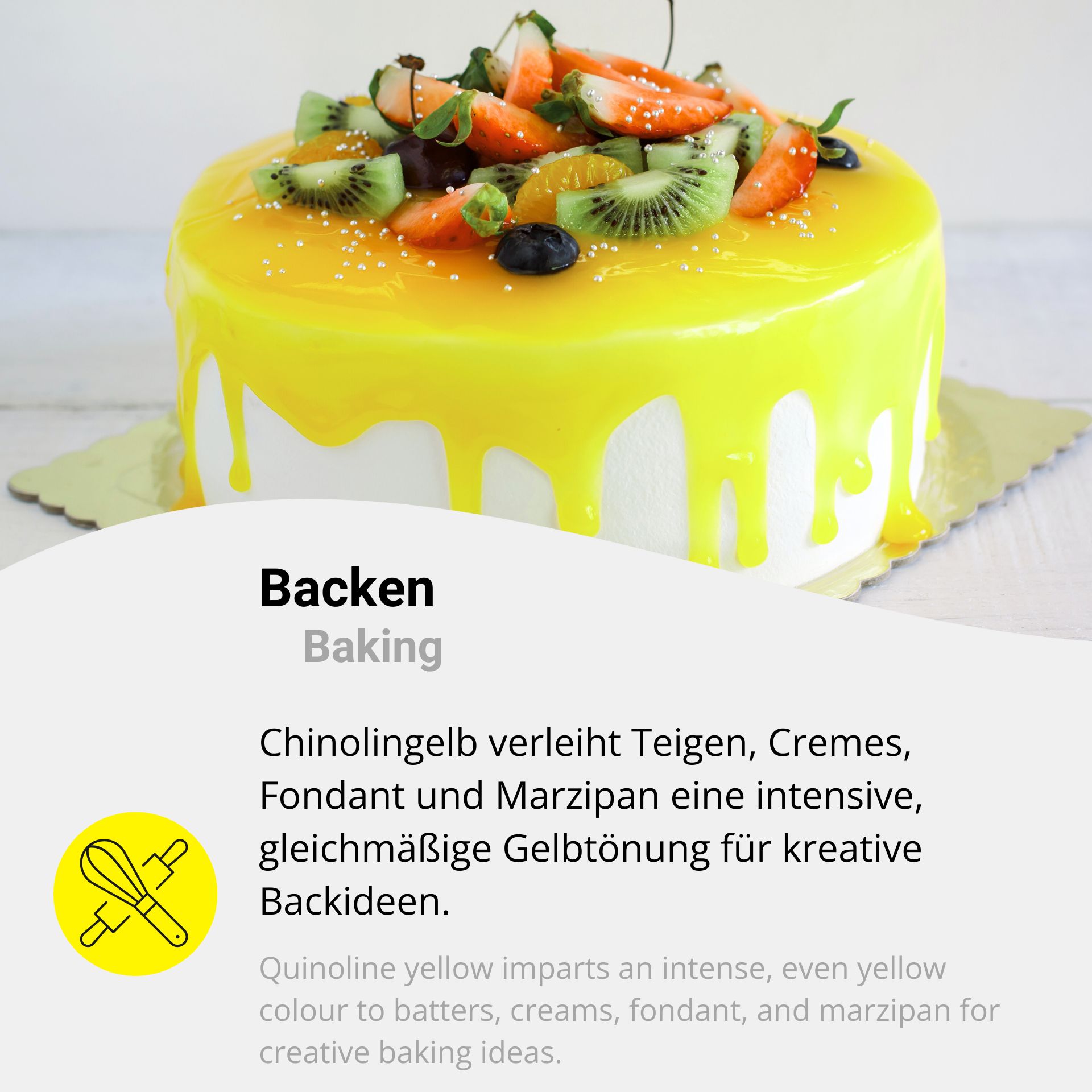 Quinoline yellow food colouring yellow - E 104
