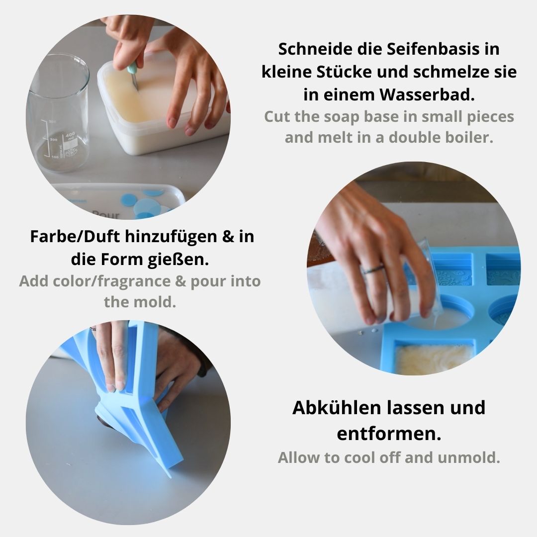 Glycerinseife – Rohseife Transparent (Vanillin-stabil)