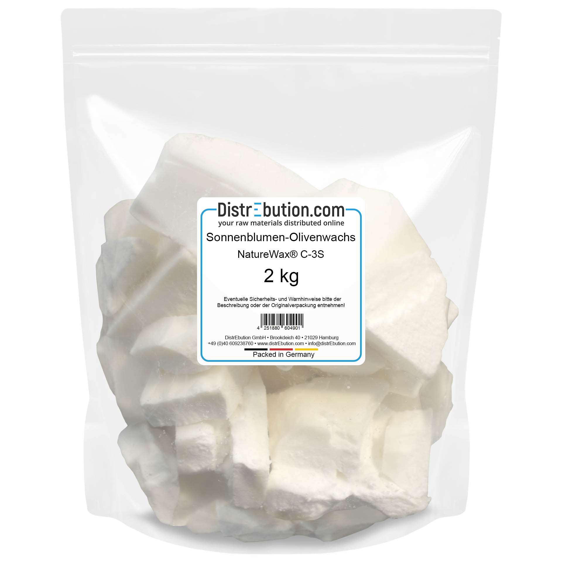 Sonnenblumen-Olivenwachs Platten NatureWax® C-3S 2kg