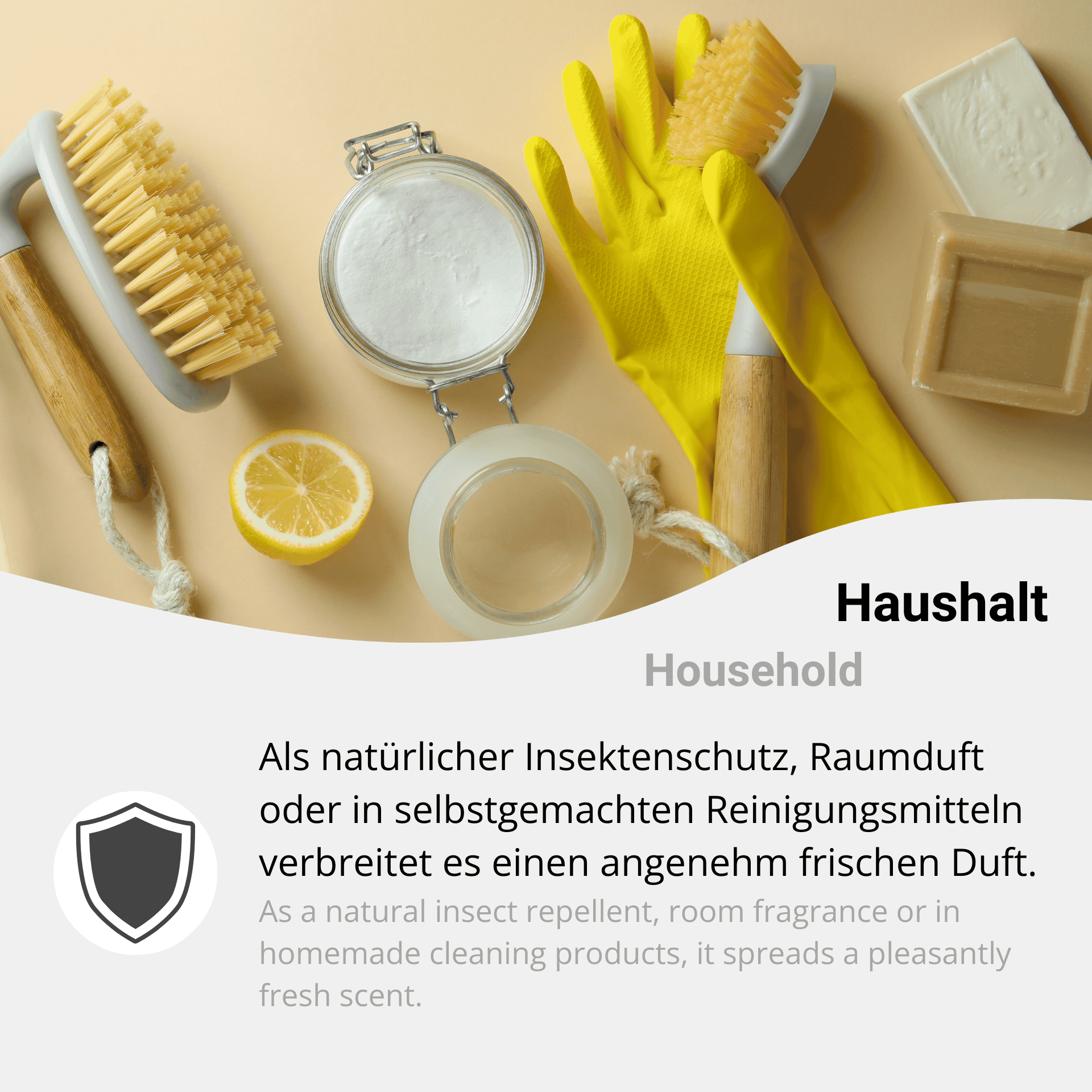 Citronella Öl im Haushalt