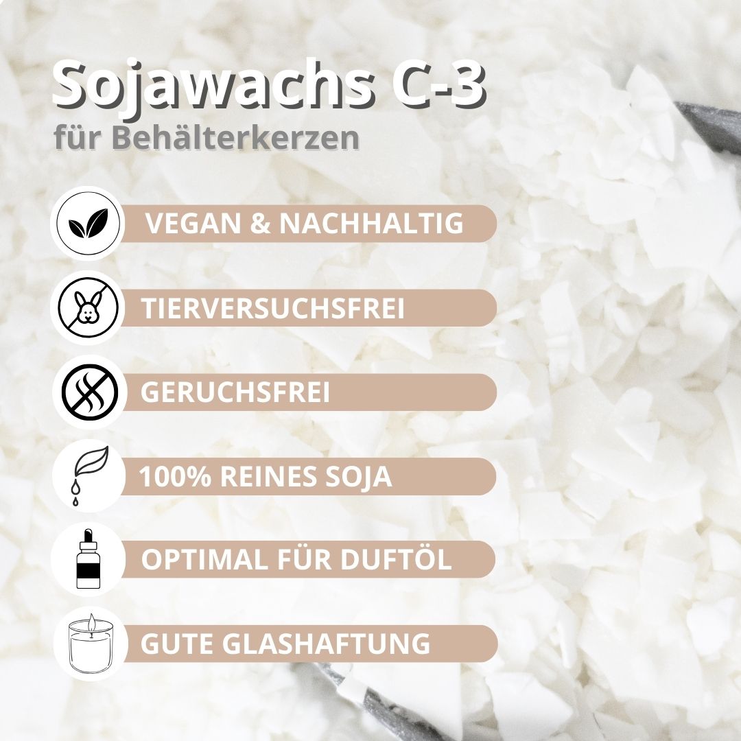 Sojawachs Flocken NatureWax® C-3