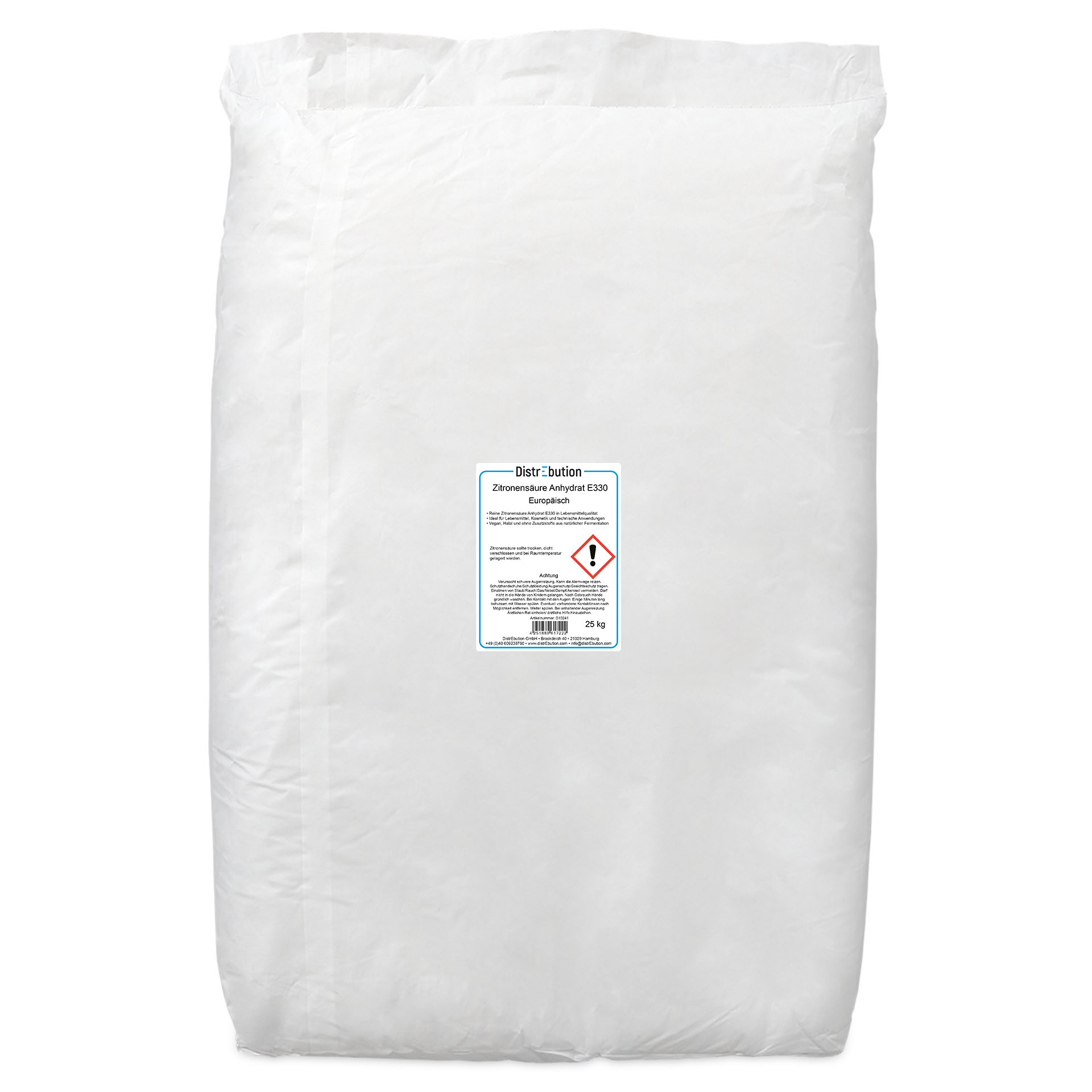 Zitronensäure Anhydrat E330, 16 - 35 Mesh – Europäisch