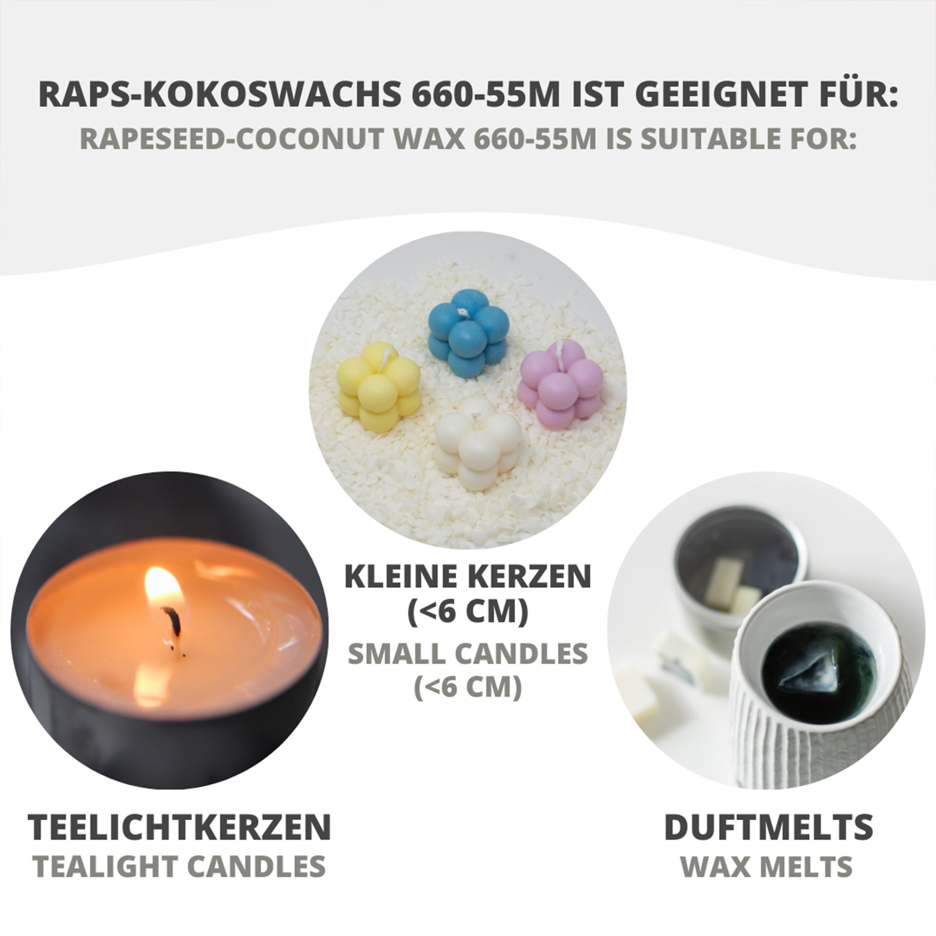 Rapeseed & Coconut Wax - NatureWax® 660-55M