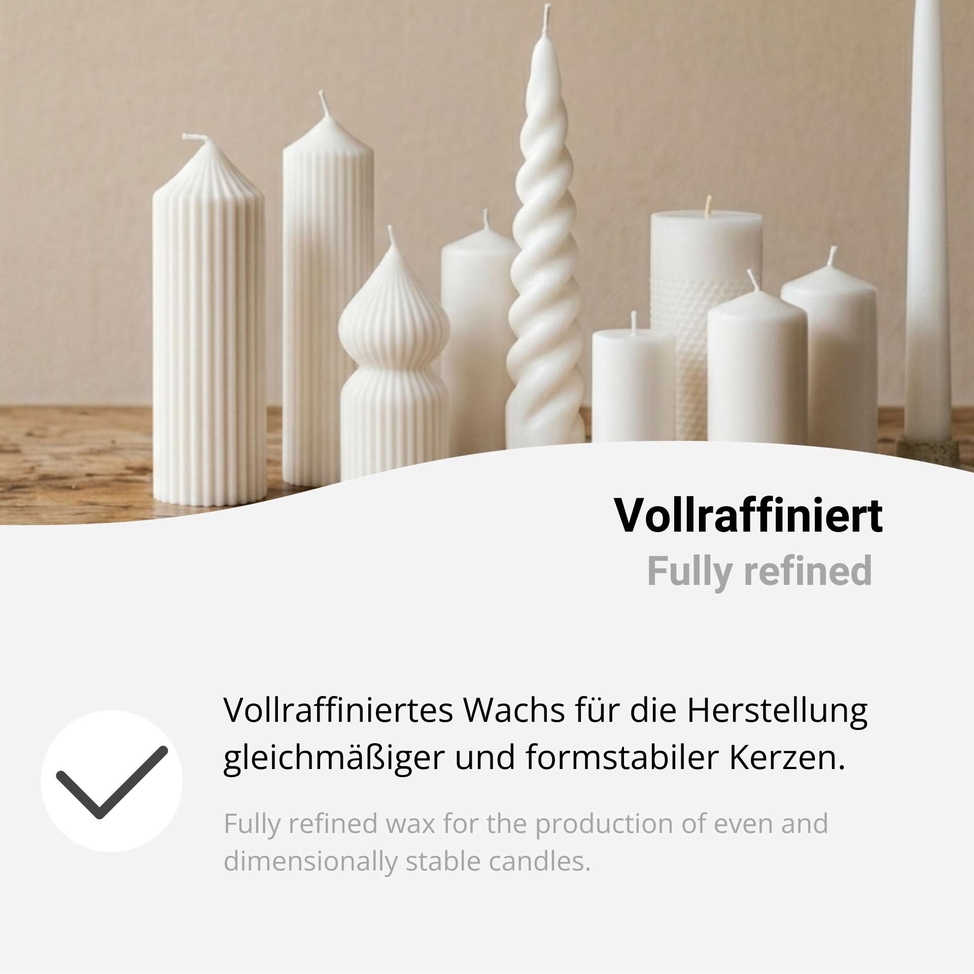 Paraffinwachs 58 - 60°C Erstarrungspunkt Pastillen Vollraffinat GER