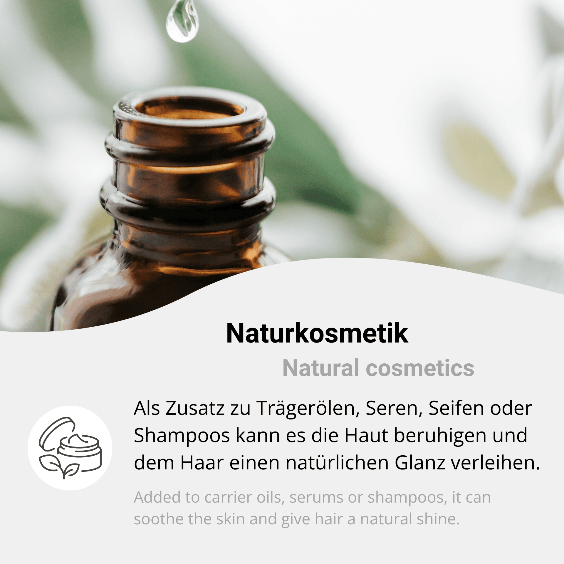 Naturkosmetikanwendungen