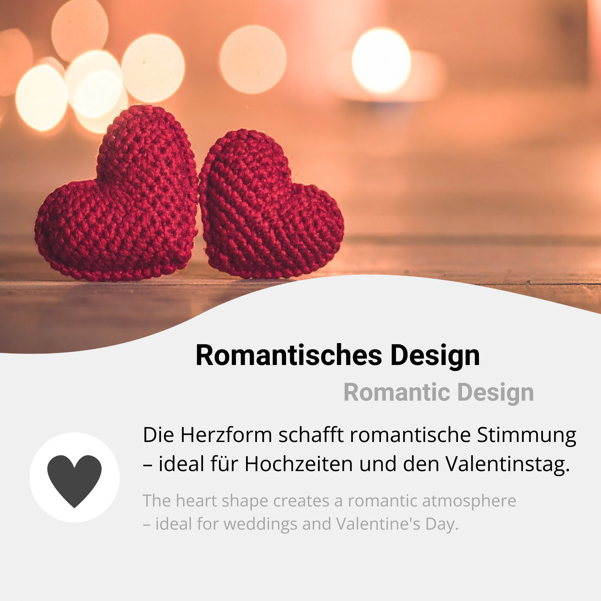 Teelichthüllen – Herz (20er Set)