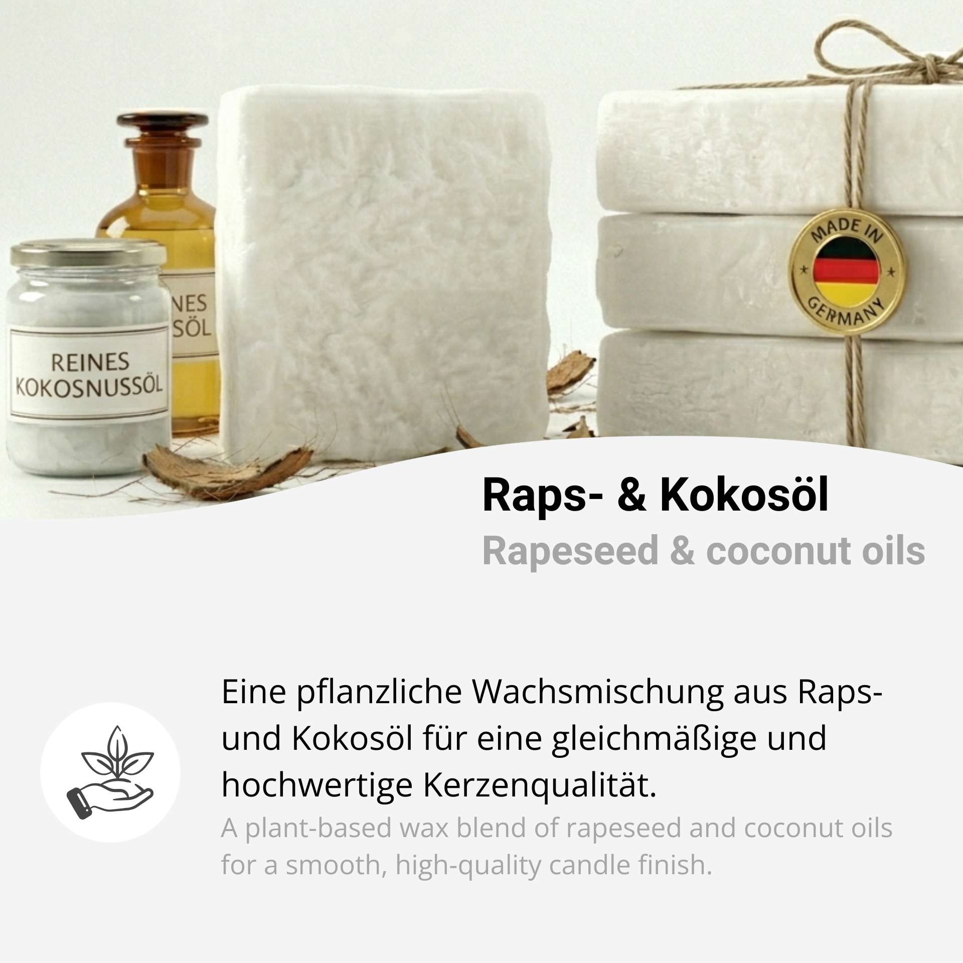 Rapeseed & Coconut Wax NatureWax® Elite 600
