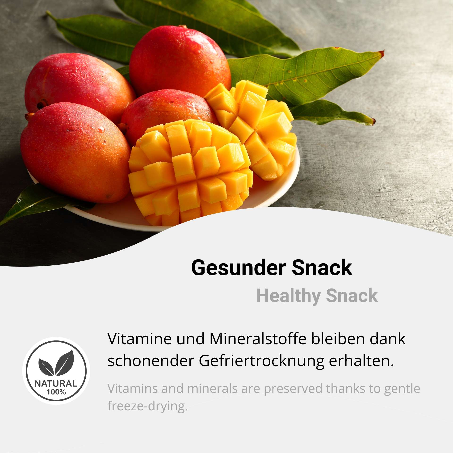 Bio Mango gefriergetrocknet