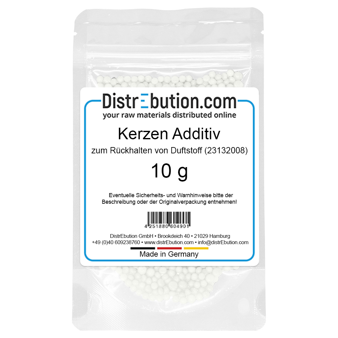 Kerzen Additiv zum Rückhalten von Duftstoff